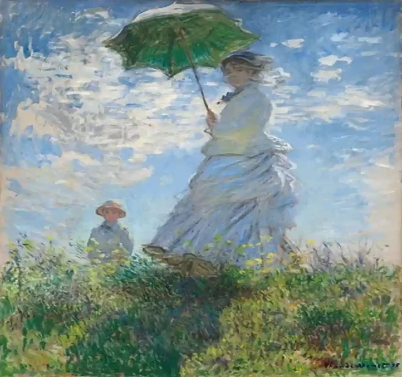 Femme au parapluie
